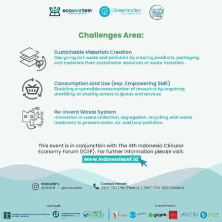 Poster Challenge Area Circular Jumpstart (Greeneration Foundation)