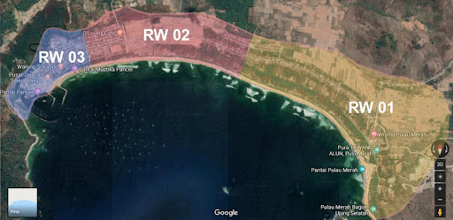 Gambar 1 Peta Lokasi Dusun Pancer